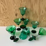 Vintage foot glasses