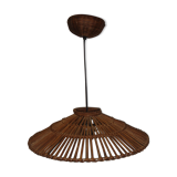 Rattan bamboo & wicker wooden hanging lamp