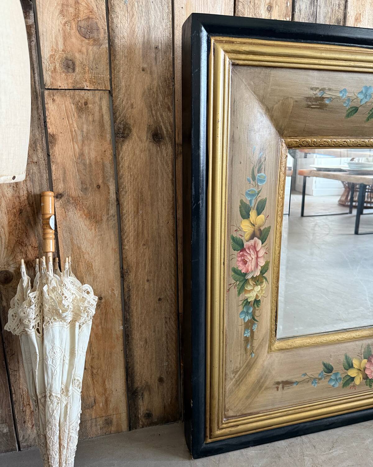 Grand miroir vintage