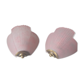 Paire d'appliques en verre Marinha Grande