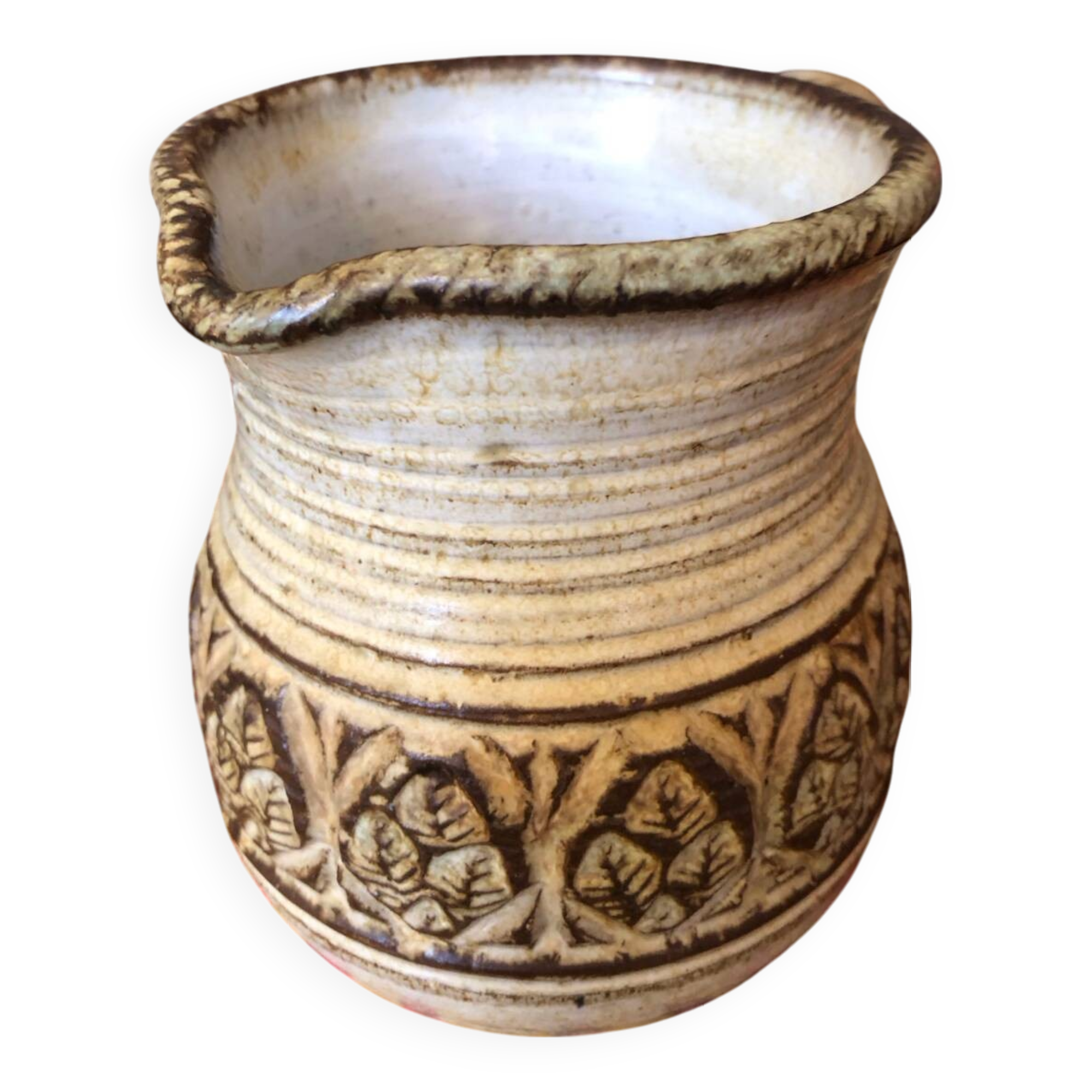 Vallauris ceramic pitcher signed GIRAUD Marcel