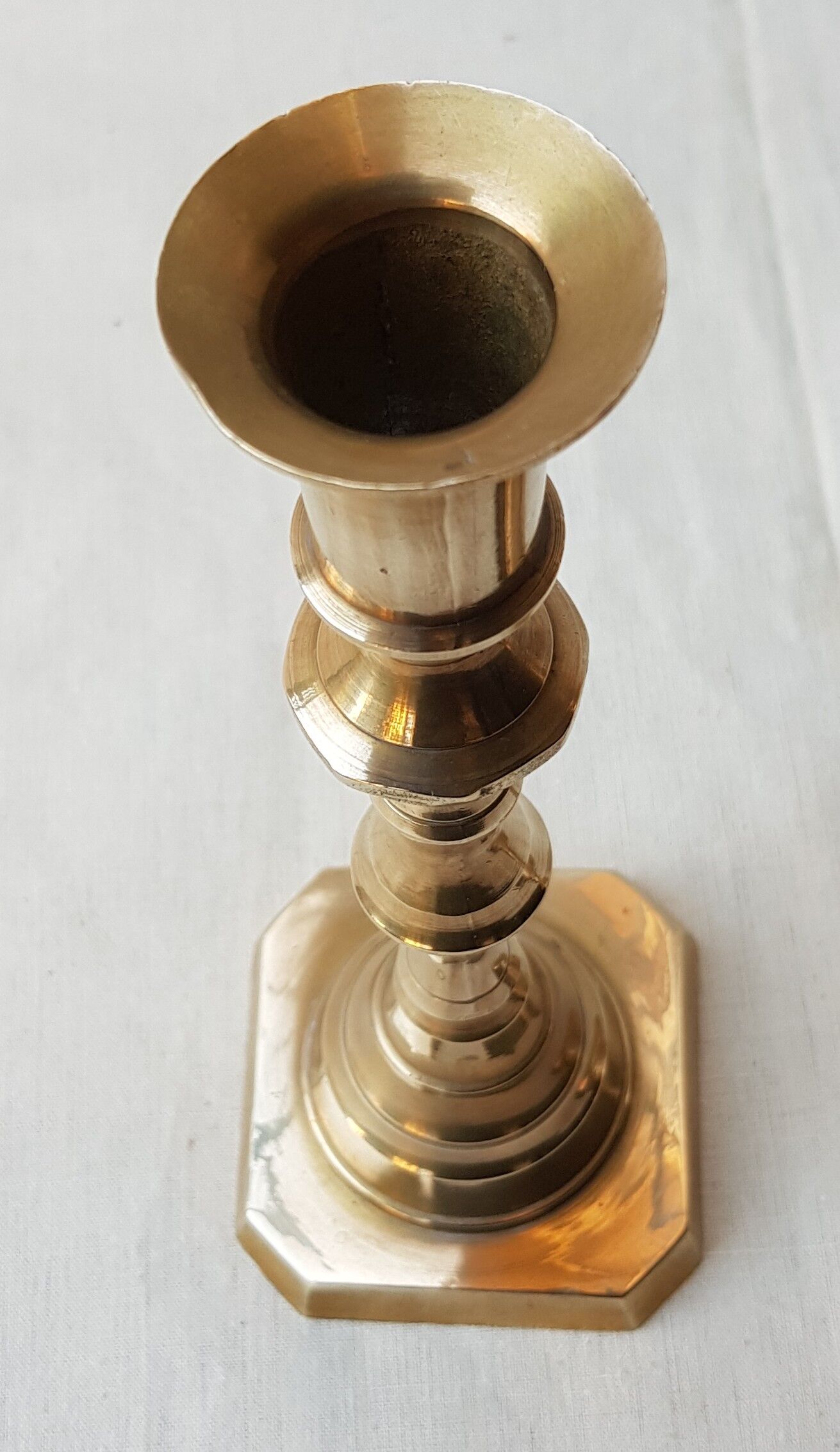 Brass candlestick duo
