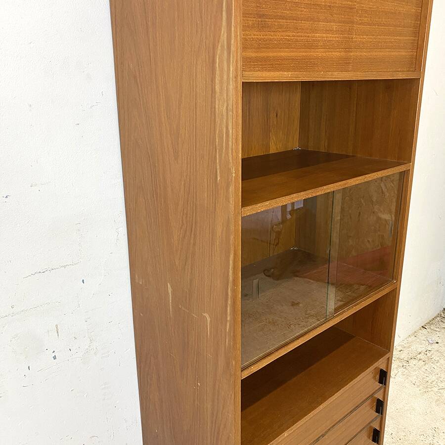 Vintage 70s display cabinet and chest of drawers