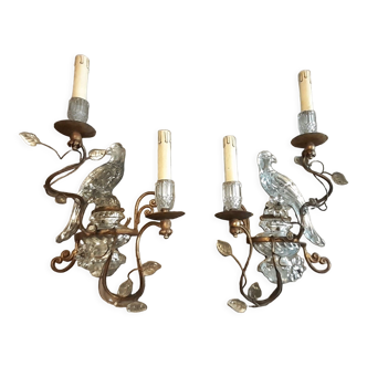 Pair of Bagues sconces