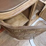 Renovated art deco oak sideboard