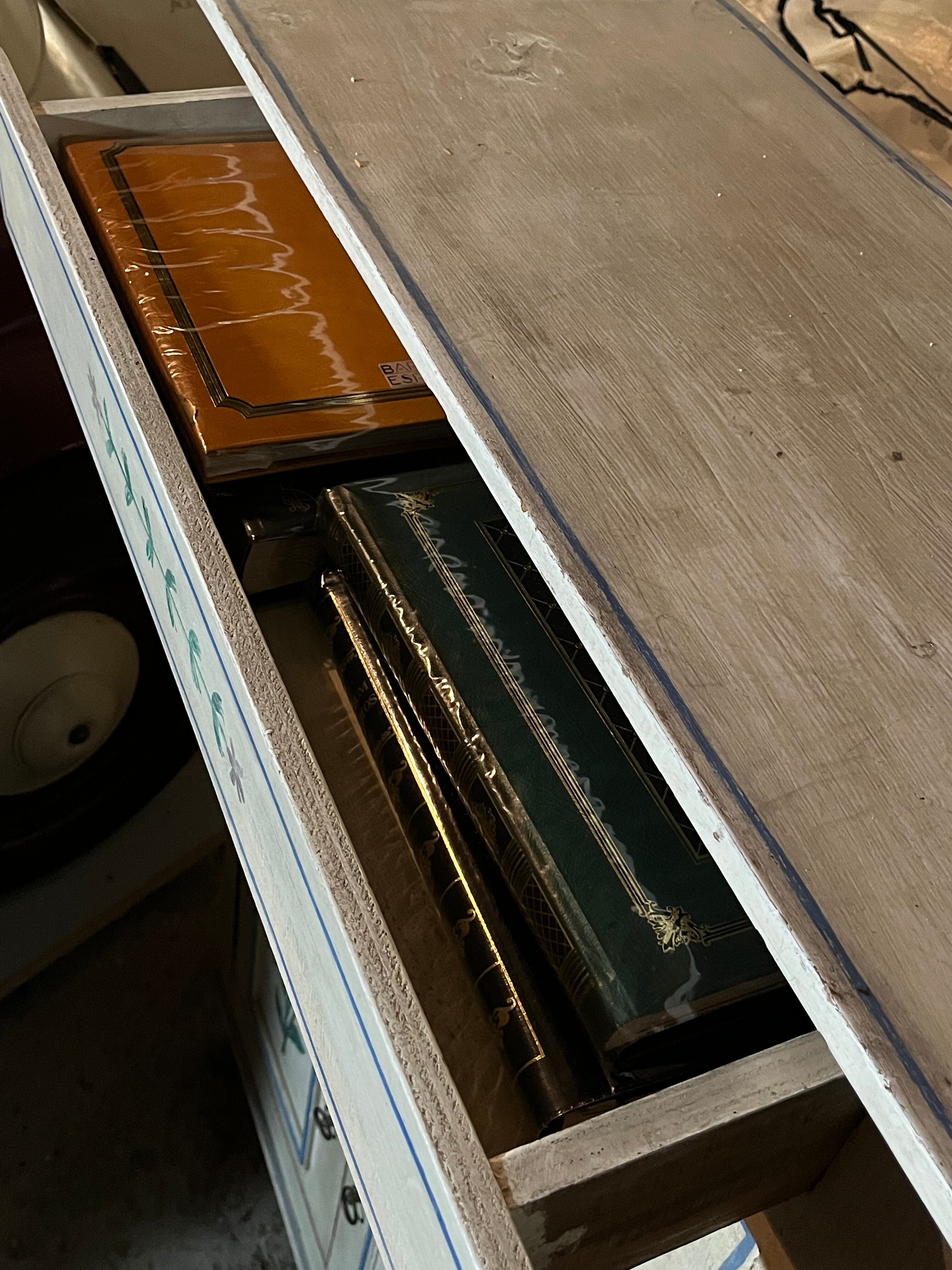 Former writing desk painted