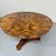 Antique large 19th century Biedermeier art deco walnut table