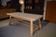 Table de ferme en pin brut brutaliste Georges Robert 1960's
