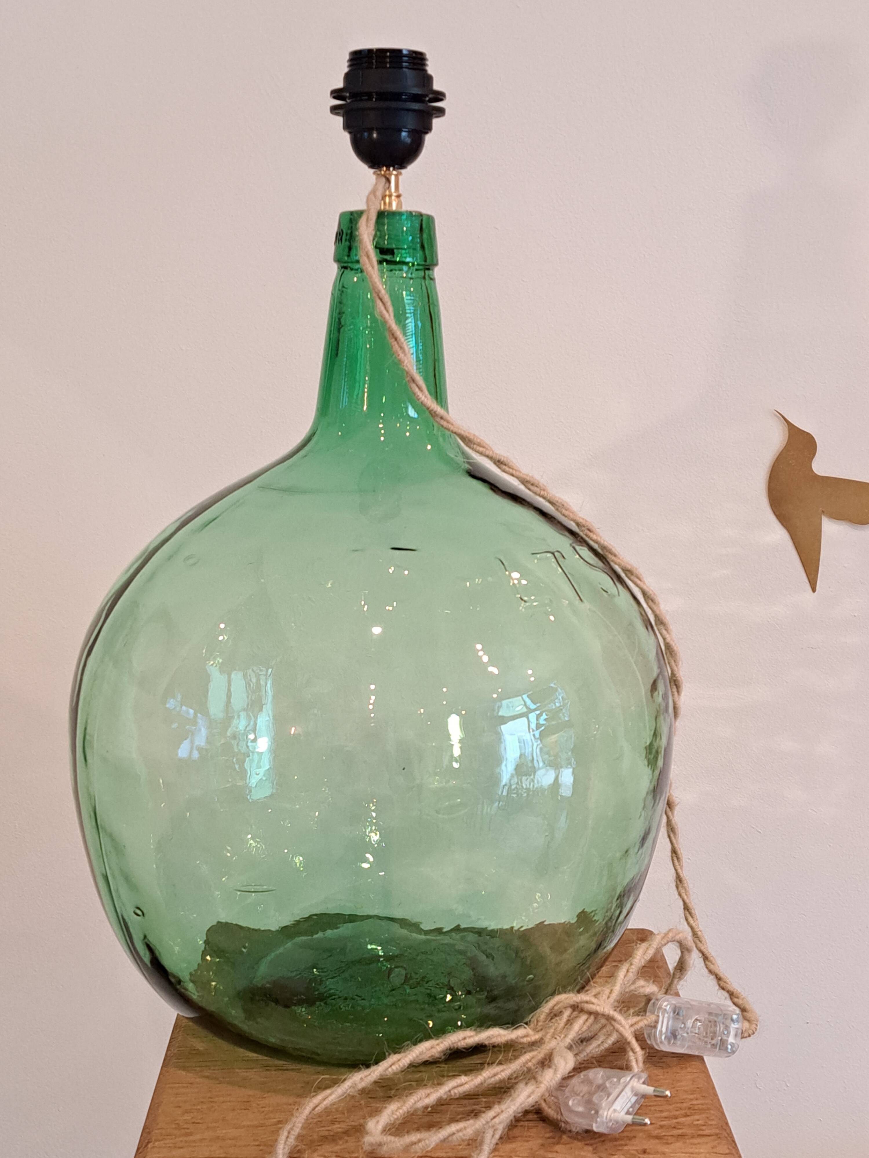 Lampe dame Jeanne vintage