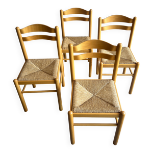 Lot 4 chaises salle - assise