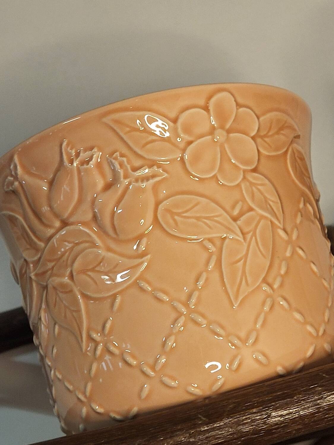 Apricot plant pot
