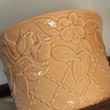 Cache pot abricot