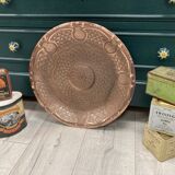 Copper oriental tray