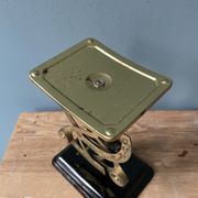 Ancien pèse lettrés Columbus Bilatéral sur pied dans sa boîte d’origine