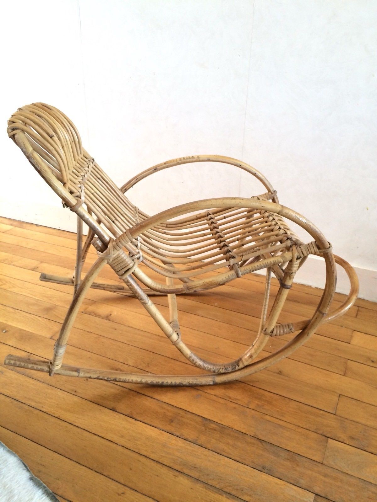 Rattan rocking chair