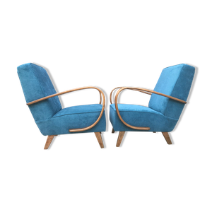 Fauteuils by Jindrich Halabala Set de 2