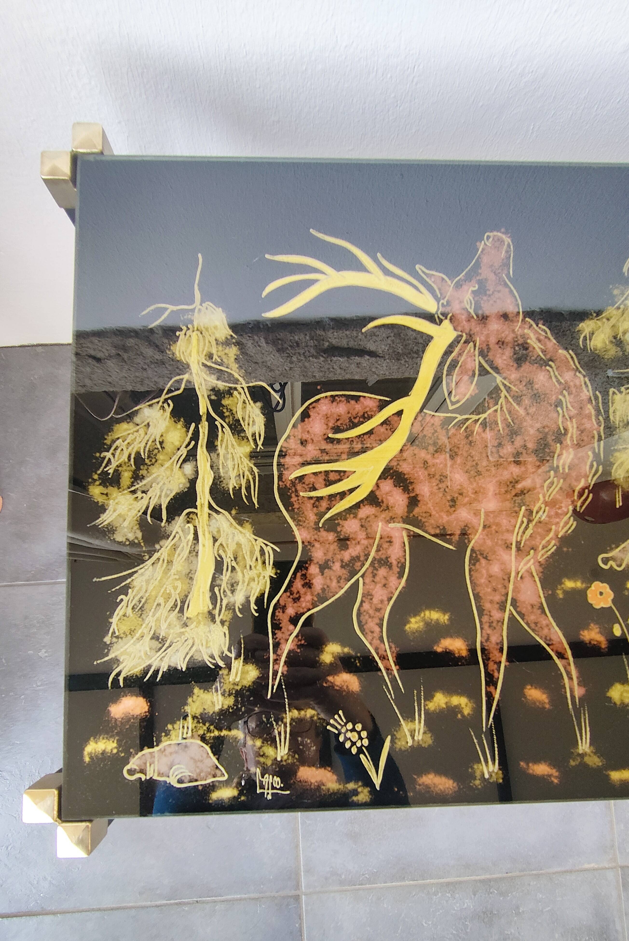 Coffee table signed colpo