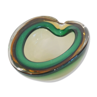 Empty Murano glass pocket by Flavio Poli 1970