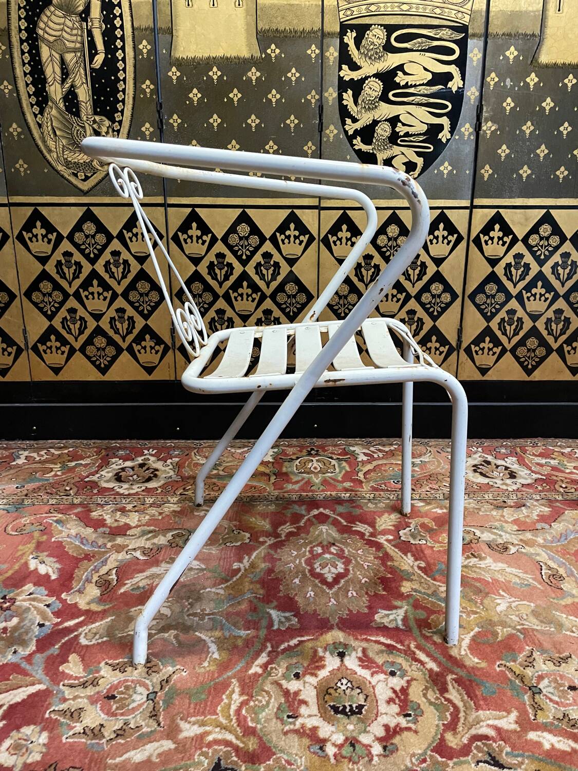 Suite of 4 garden armchairs