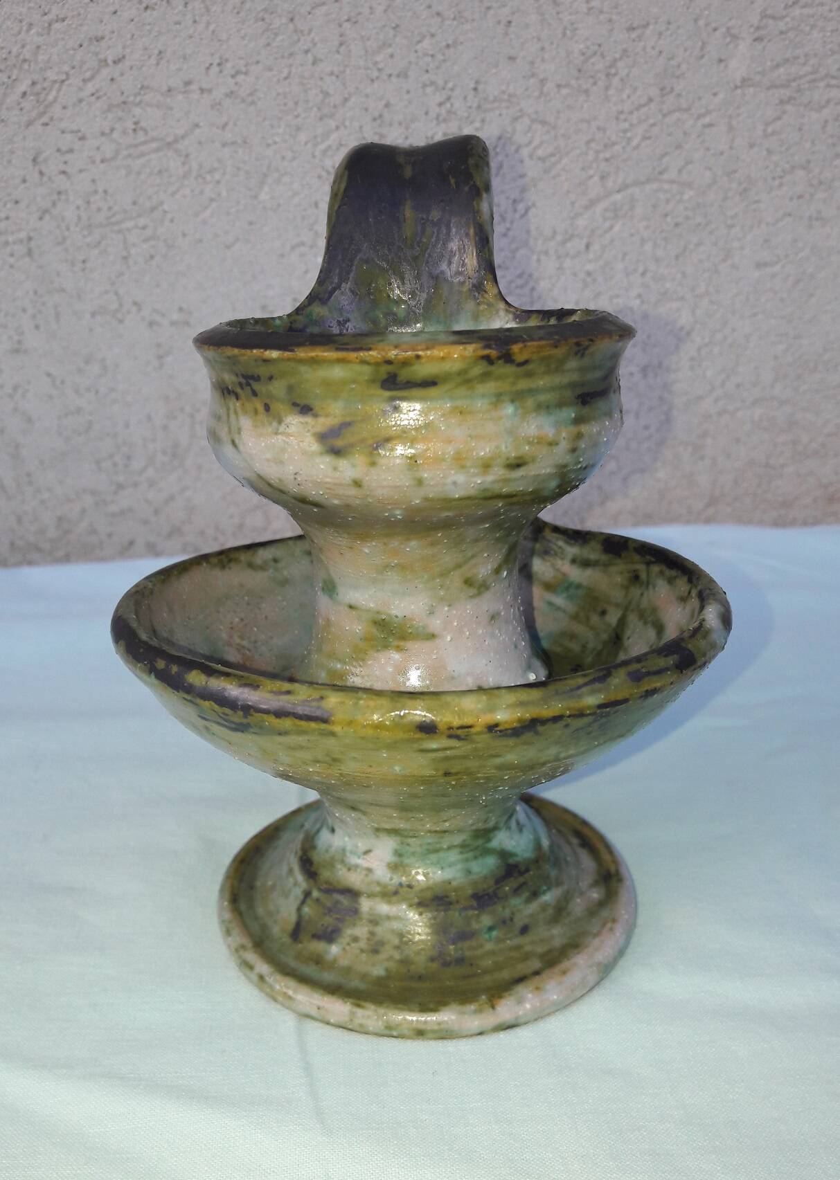 Ceramic candle holder