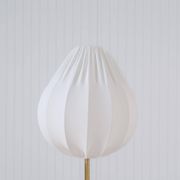 Modern mid-century brass trumpet-shaped floor lamp, Sweden, 1960s.