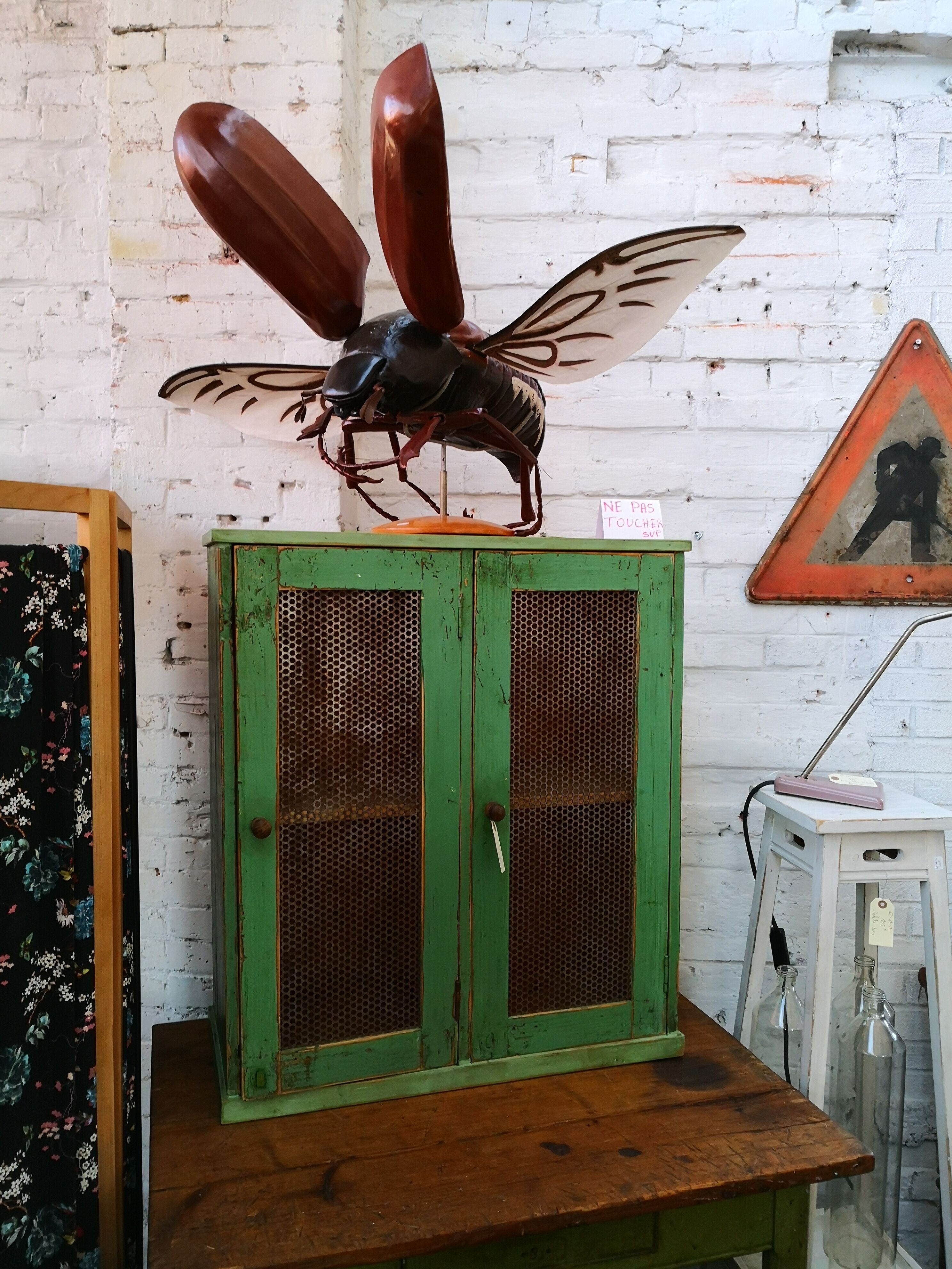 Garde manger en bois années 60