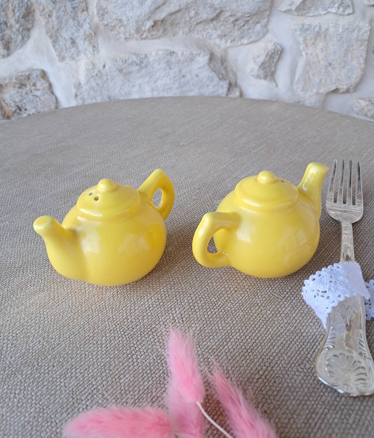 Vintage salt and pepper shakers