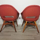 Shell armchairs by Miroslav Navratil