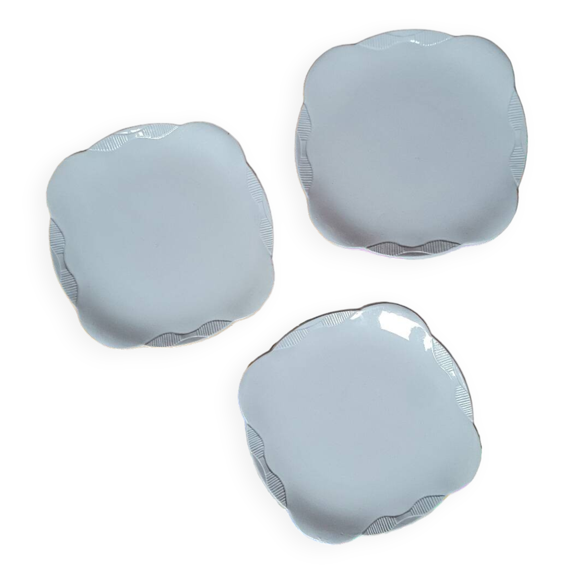 Lot de 3 assiettes à dessert MDL Hamage