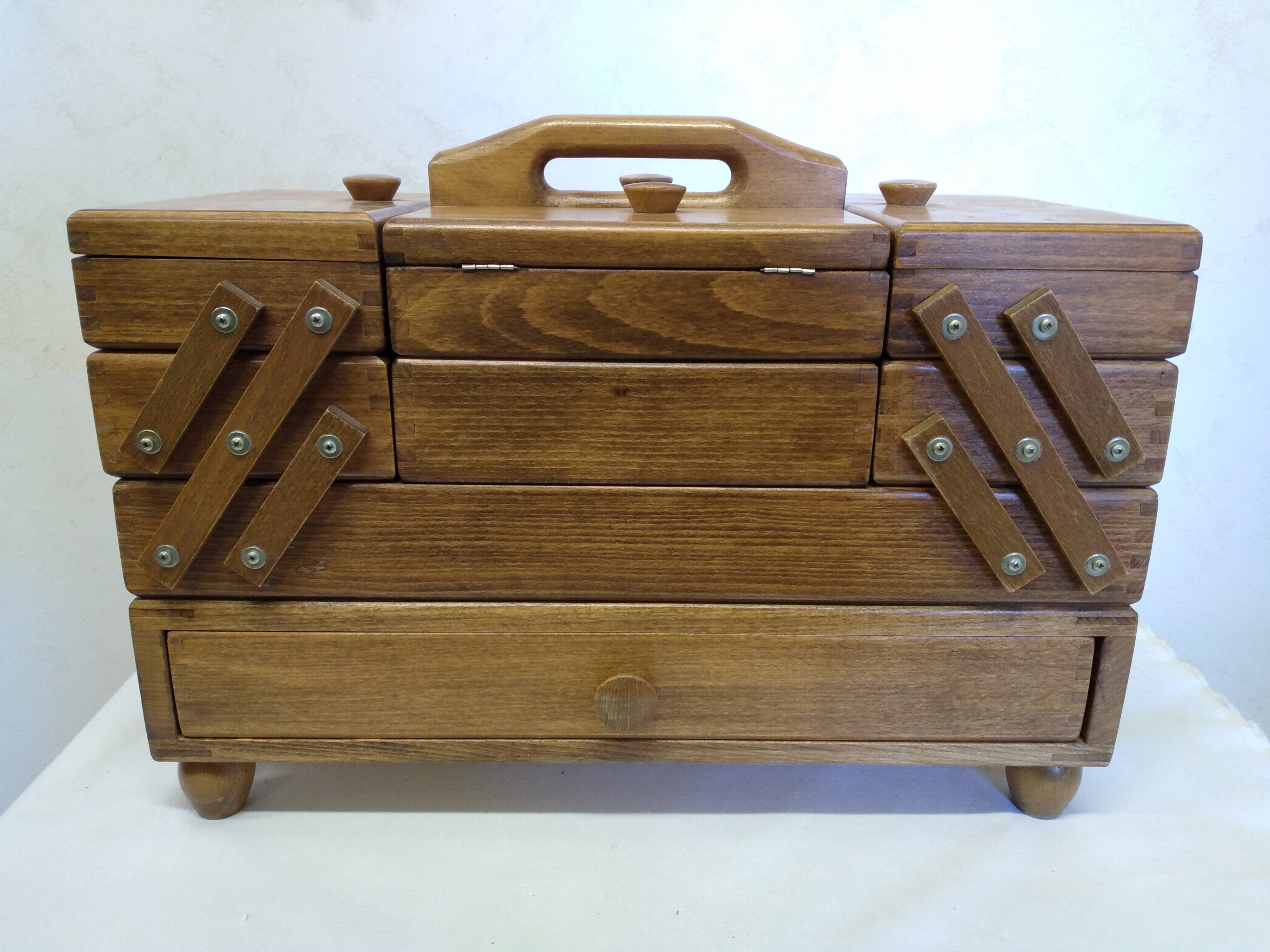 Vintage sewing basket