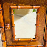 Armoire poupée 1900 bambou