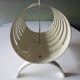 Opal Möbel white lacquered plywood magazine rack, 1960s