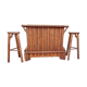 Bar style wood crude mountain cabin 1970
