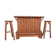 Bar style wood crude mountain cabin 1970