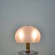 Vintage italian table lamp acrylic mushroom shaped shade, 1970's