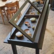 Antique display cabinet on legs