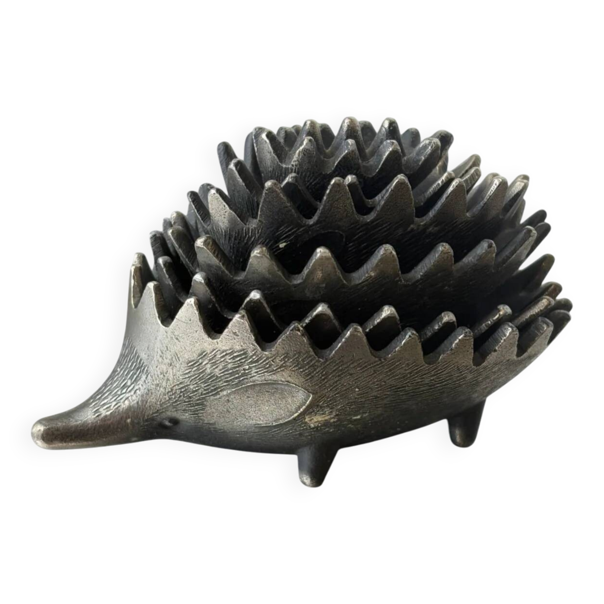 Stackable hedgehog ashtray set by Walter Bosse for Hertha Baller, Austria, 1950