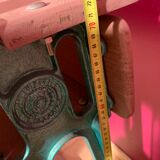 Cast iron and wood school desk