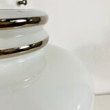 Opal glass suspension lamp by Peill and Putzler, circa 1970