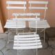 Wooden garden folding chairs
