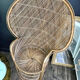 Pair of vintage Emmanuelle armchairs, antique peacock seating furniture