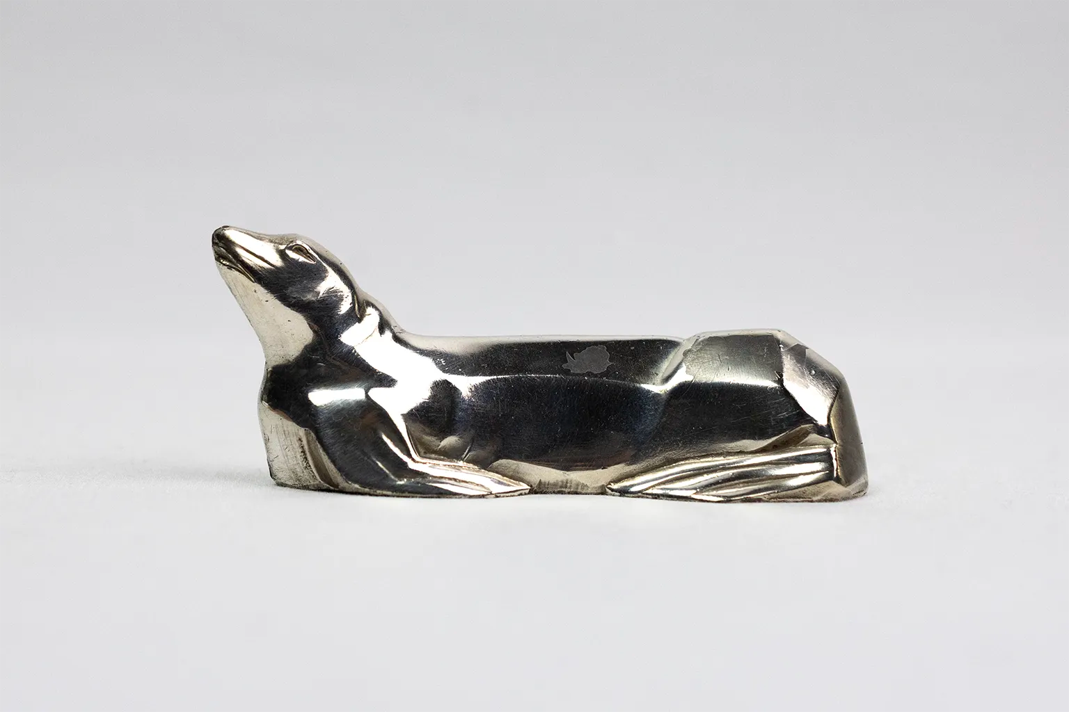 10 porte-couteaux animaliers Art déco en métal argenté – dlg Sandoz, Gallia