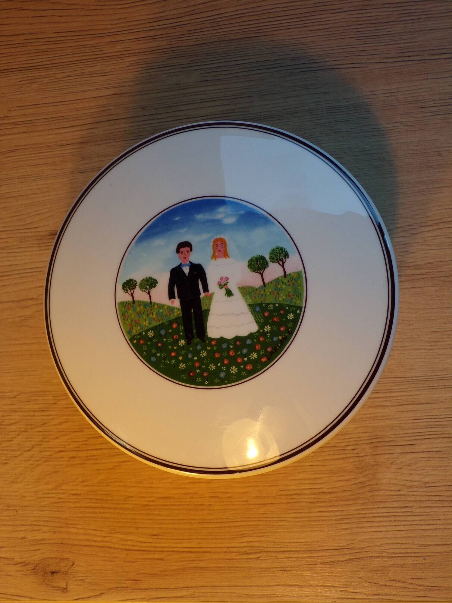 Bonbonniere Laplau Villeroy & Boch naive decor the bride and groom