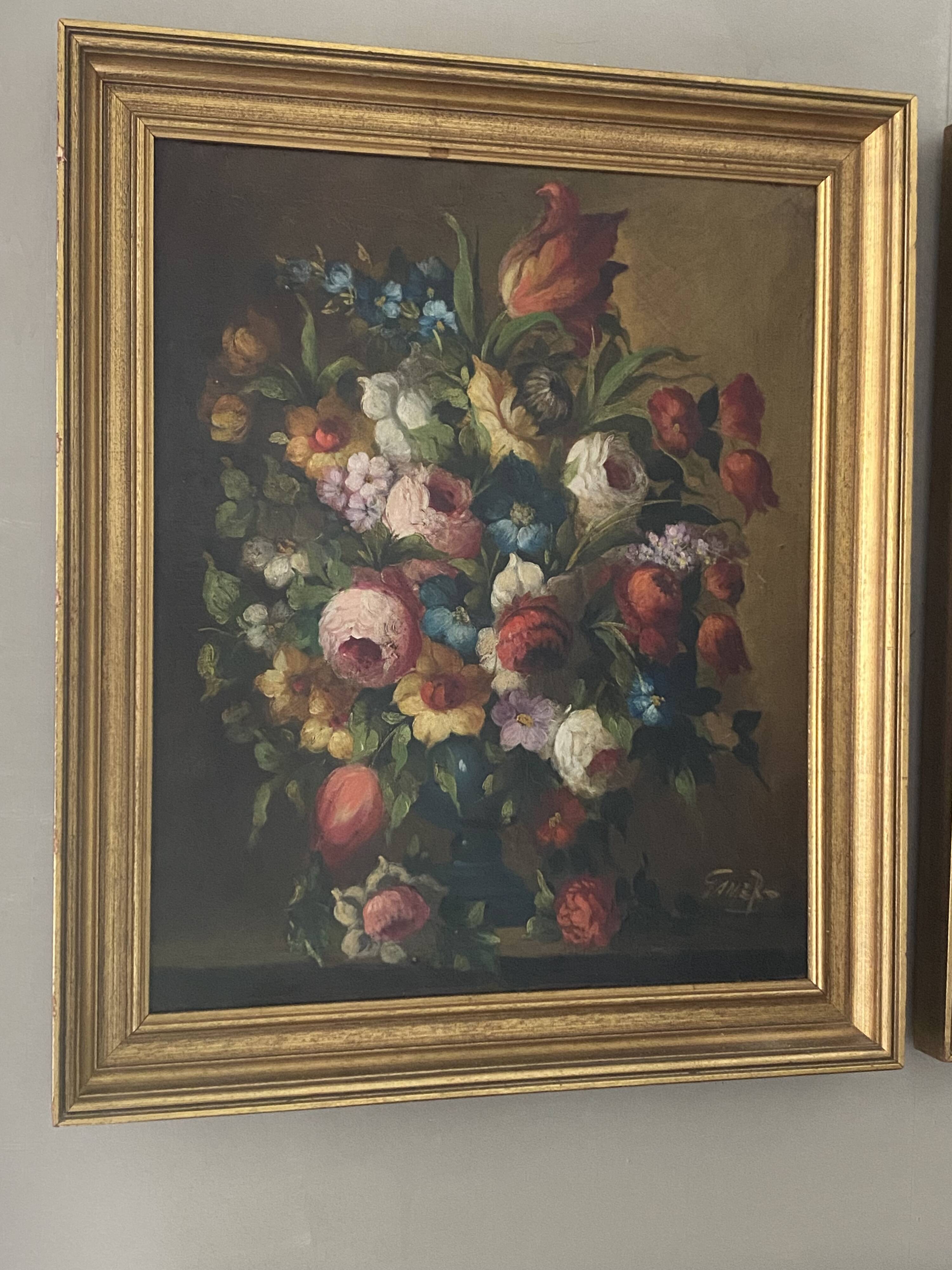 Oil painting / classic floral paintings