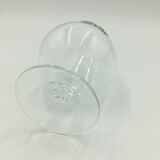 Lot of 5 glasses of cognac