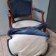 Paire de fauteuil bas de style Louis XV