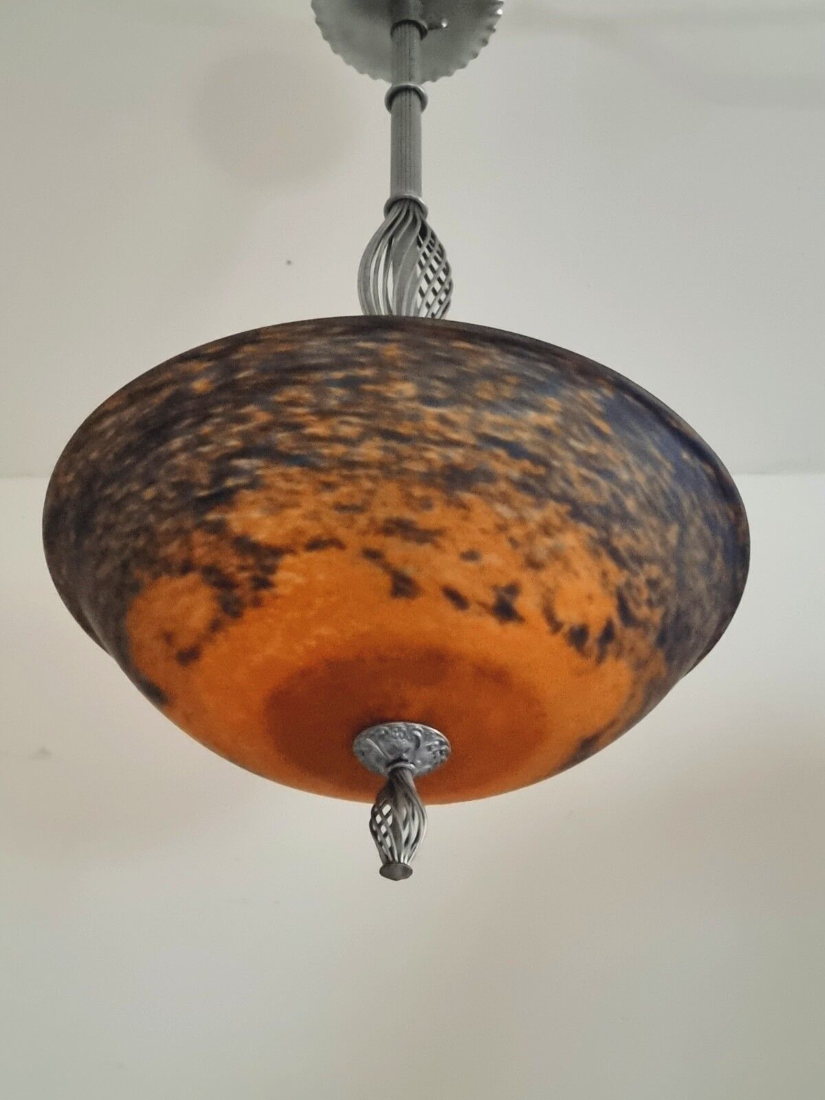 Noverdy France Art Deco Pendant Light