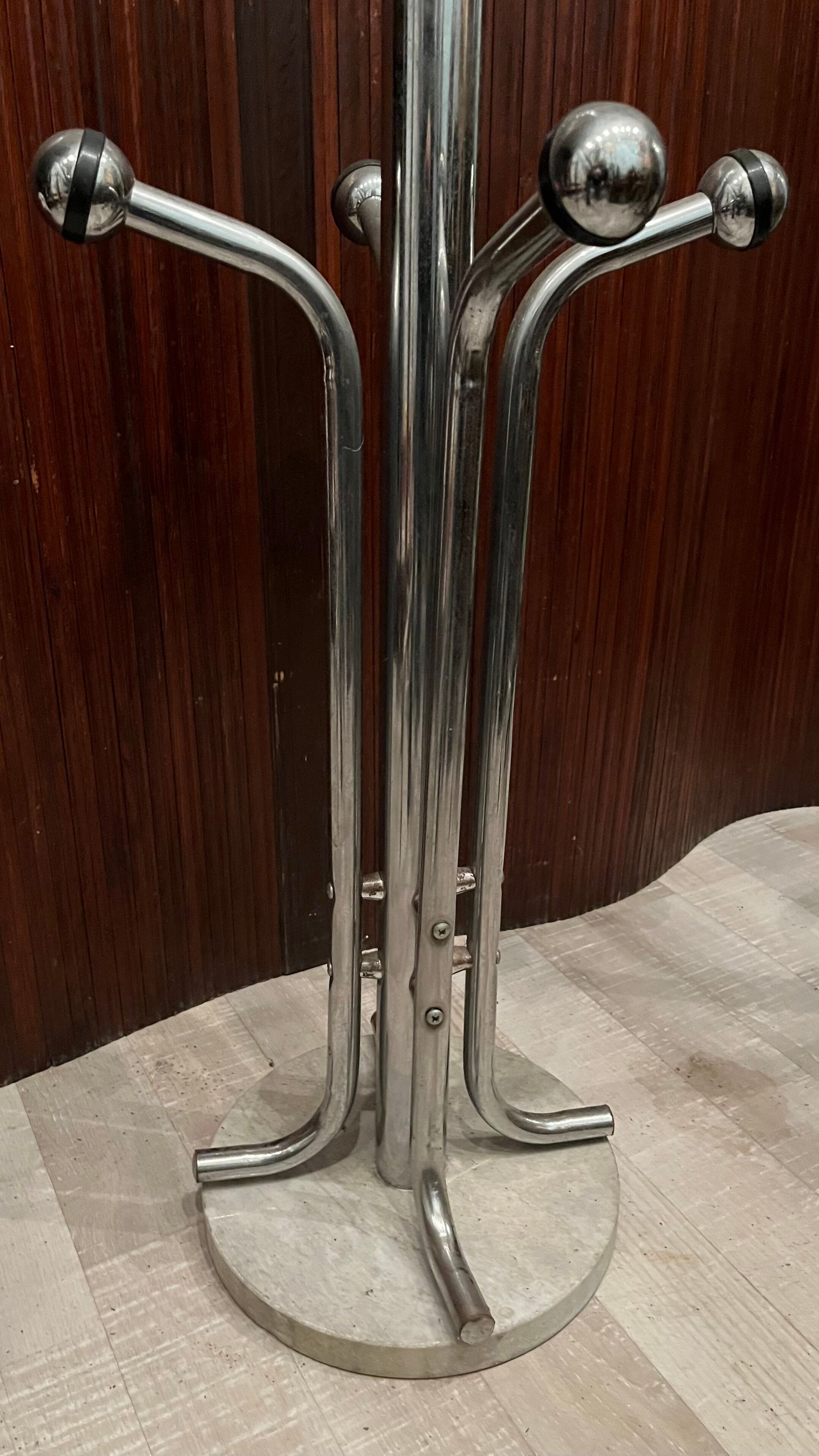 Coat rack on marble foot 70s