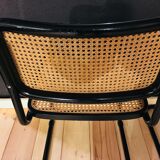 Set of 4 chairs black model B32 design by Marcel Breuer