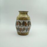 Baluster vase in earthenware by Jean-Claude Malarmey from Vallauris.